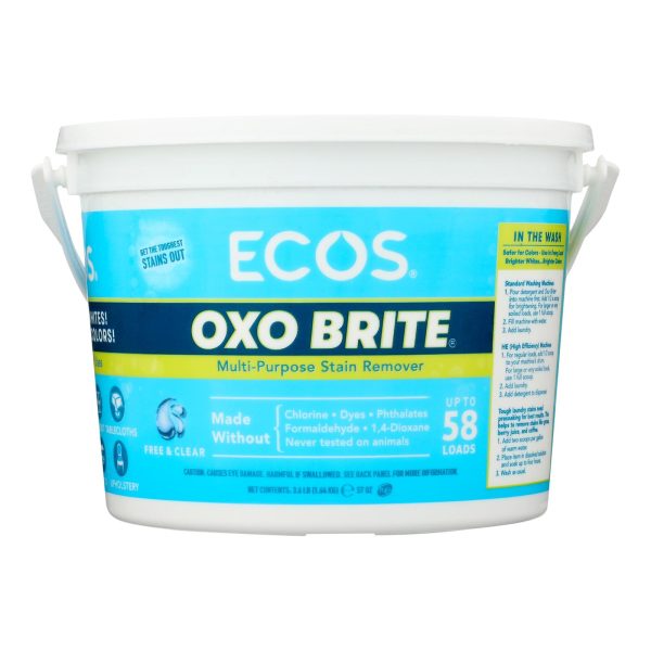 Earth Friendly Free and Clear Oxobrite Multi - Purpose Stain Remover - Case of 6 - 3.6 lb. - Image 2