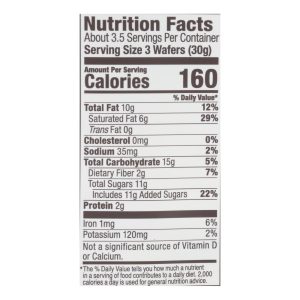 Little Secrets - Crispy Wafrs Dark Chocolate Sea Salt - Case of 6-3.5 OZ