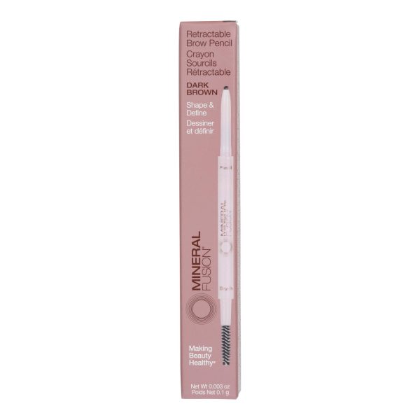 Mineral Fusion - Brow Pencil Dark Brown - 1 Each-.003 OZ - Image 2