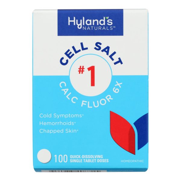 Hyland's - Calc Flour 6x Cell Salt - 1 Each-100 TAB - Image 2