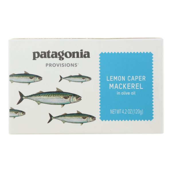 Patagonia Provisions - Mackerel Lemon Caper - Case of 10-4.2 OZ