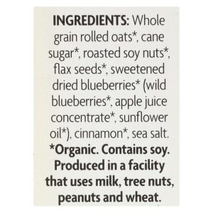Nature's Path Organic Optimum Power Flax Cereal - Blueberry Cinnamon - Case of 6 - 11.2 oz.