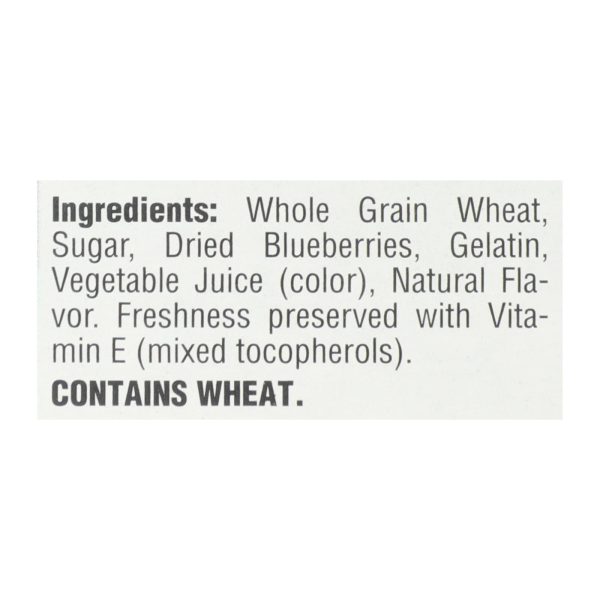 Mom's Best Cereal® Lightly Sweetened Whole Wheat Cereal Blueberry Wheatfuls - Case of 12 - 22 OZ