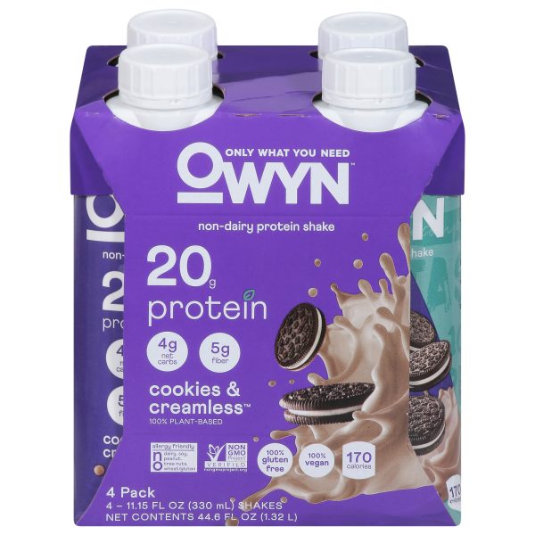 Only What You Need - Plnt Bsd Cky Cream Protein Shk - Case of 3-4/11.14Z - Image 2