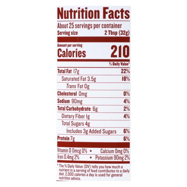 Justin's Nut Butter Peanut Butter - Honey - Case of 6 - 28 oz. - Image 2