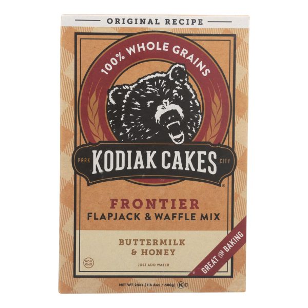 Kodiak Cakes Flapjack and Waffle Mix - Buttermilk and Honey - Case of 6 - 24 oz. - Image 3