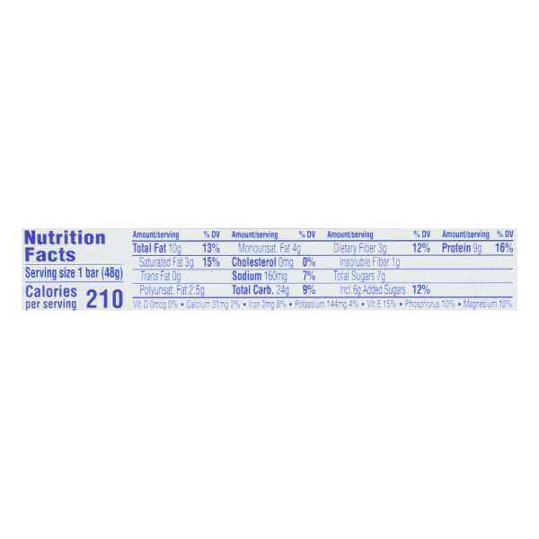 Clif Bar Luna Bar - Organic Nuts Over Chocolate - Case of 15 - 1.69 oz