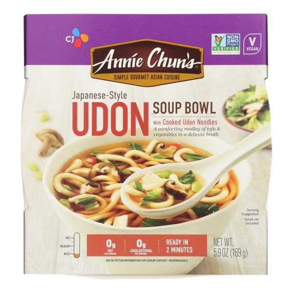 Annie Chun's Udon Soup Bowl - Case of 6 - 5.9 oz. - Image 2