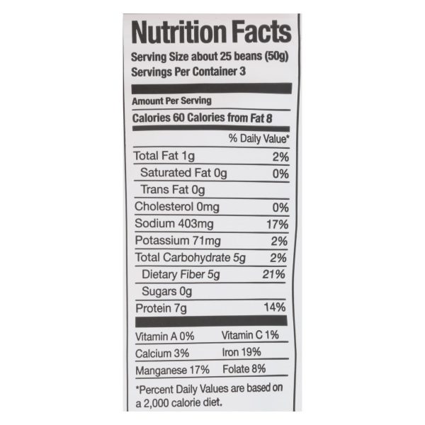 Brami Lupini Snack - Sea Salt - Case of 8 - 5.3 oz. - Image 2