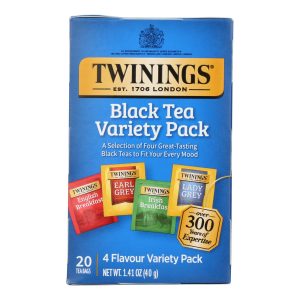 Twinings Tea Black Tea - Case of 6 - 20 Bags