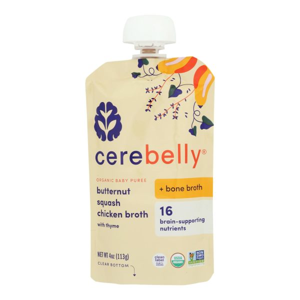 Cerebelly - Puree Btrntsq Chicken Br - Case of 6-4 OZ - Image 2