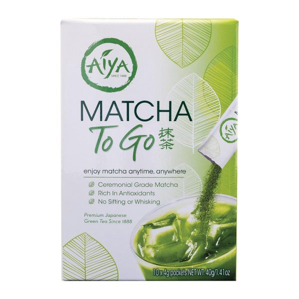 Aiya Tea - Stick - Matcha To Go - Case of 8 - 10 count - Image 2
