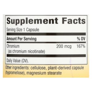 Nature's Way - GTF Chromium Polynicotinate - 100 Capsules