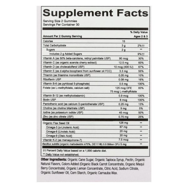 Smartypants - Gummy Vitamin Tdlr Complt - 1 Each - 60 CT - Image 2