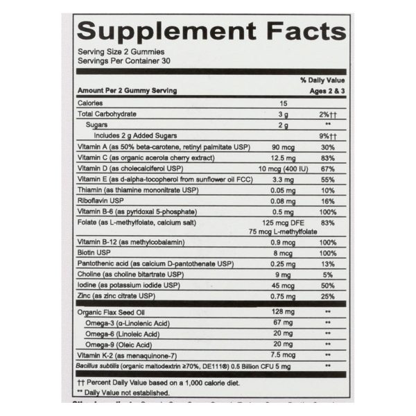 Smartypants - Gummy Vitamin Tdlr Complt - 1 Each - 60 CT - Image 3