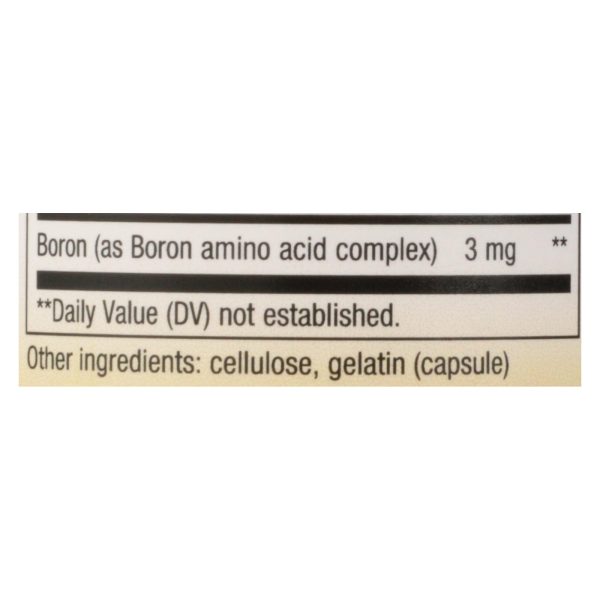 Nature's Way - Boron Complex - 100 Capsules - Image 3