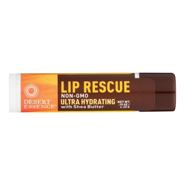 Desert Essence - Lip Rescue with Shea Butter - 0.15 oz - Case of 24 - Image 2