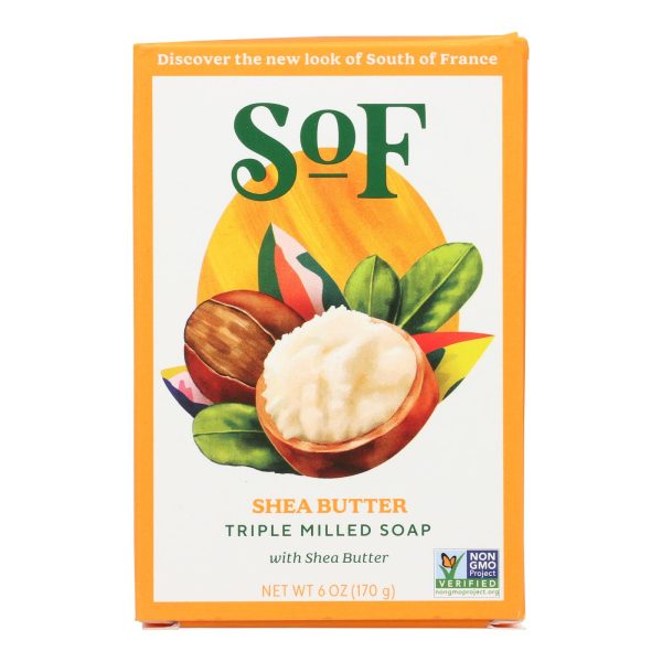 South Of France Bar Soap - Shea Butter - 6 oz - 1 each - Image 2