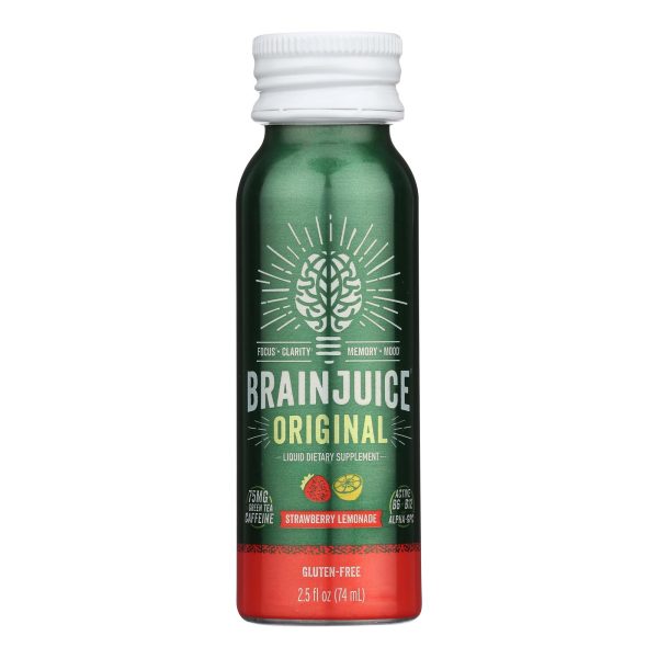 Brain Juice - Brain Juice Strawberry Lemonade - Case of 12 - 2.5 fl oz