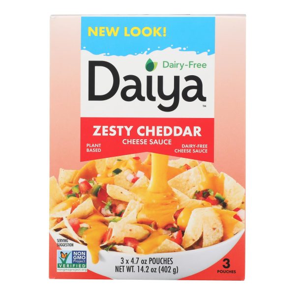 Daiya Deluxe Cheeze Sauce, Zesty Cheddar Style - Case of 8 - 14.2 OZ - Image 3