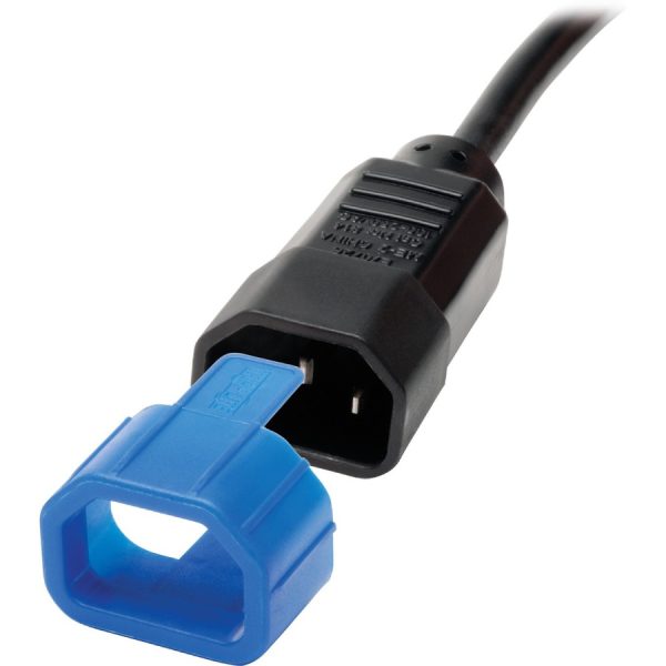 Eaton Tripp Lite Series Plug-Lock Inserts (C14 power cord to C13 outlet), Blue, 100 pack - Image 3