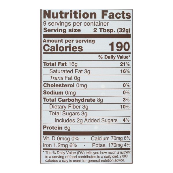 Barney Butter Chocolate Almond Butter Blend  - Case of 6 - 10 OZ - Image 3