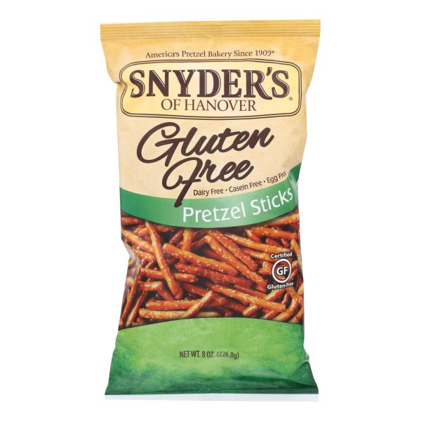 Snyder's of Hanover Pretzel Sticks - Gluten Free - Case of 12 - 8 oz. - Image 2