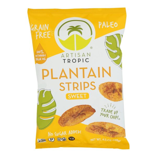 Artisan Tropic Plantain Strips - Naturally Sweet - Case of 12 - 4.5 oz. - Image 3