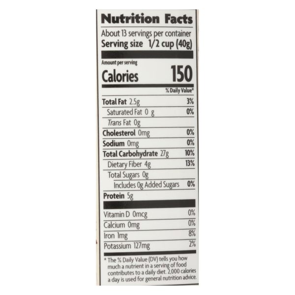 Nature's Path Oats - Old Fashioned - Case of 6 - 18 oz. - Image 2