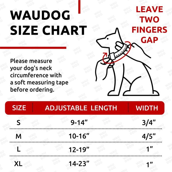Nylon Dog Collar   Adjustable Dog Collar for Large Dogs Small & Medium Dogs   Breakaway Puppy Collars for Large Breed Dogs   Boy & Girl Dog Collars with Durable Plastic Buckle and QR Dog Tag - Image 5