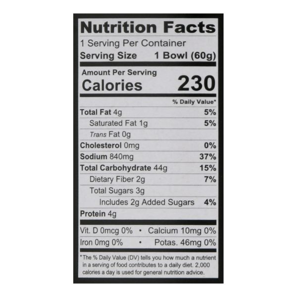 Snapdragon Foods - Bowl Chicken Pho - Case of 6-2.1 OZ
