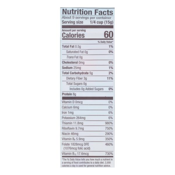 Bob's Red Mill - Yeast Nutritional Lg Flke - Case of 4-5 OZ - Image 3