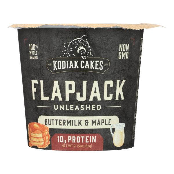 Kodiak Cakes - Flapjack On The Go - Buttermilk Maple - Case of 12 - 2.15 oz - Image 2