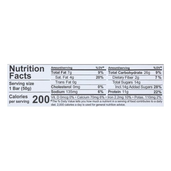 NuGo Nutrition Bar - Dark - Mocha Chocolate - 50 g - Case of 12 - Image 3