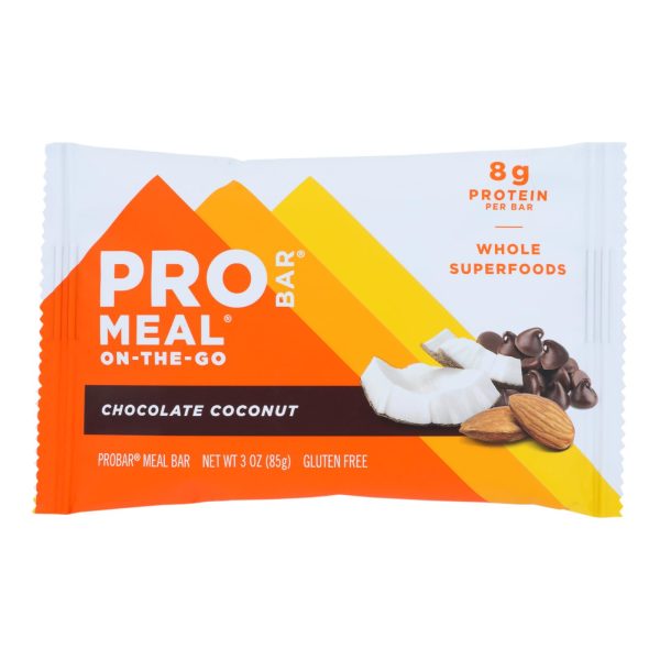Probar Organic Chocolate Coconut Bar - Case of 12 - 3 oz - Image 2
