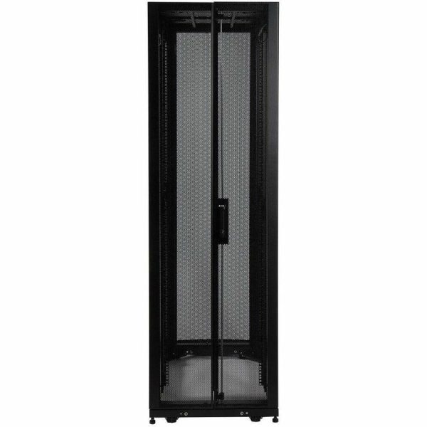 Eaton Tripp Lite Series 42U SmartRack Standard-Depth Rack Enclosure Cabinet, Threaded 10-32 Mounting Holes with doors & side panels - Image 2
