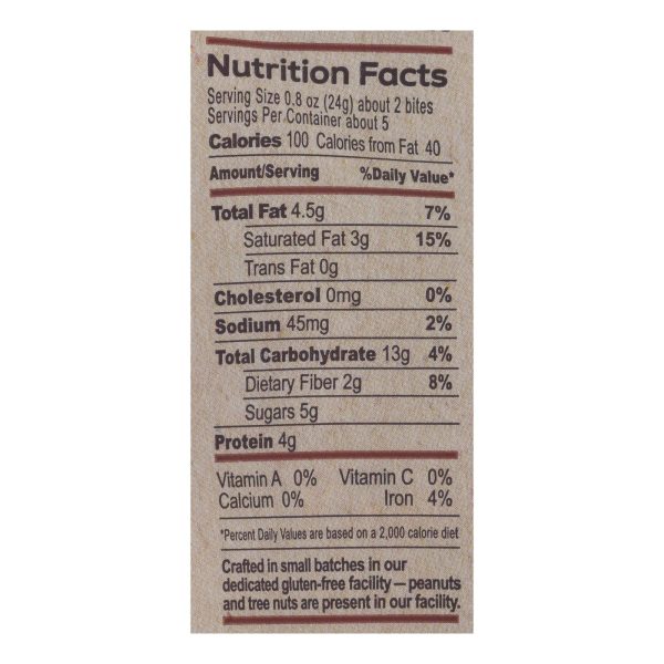 The Gluten Freeb Bites - Dark Chocolate Coconut - Case of 6 - 4 oz - Image 3