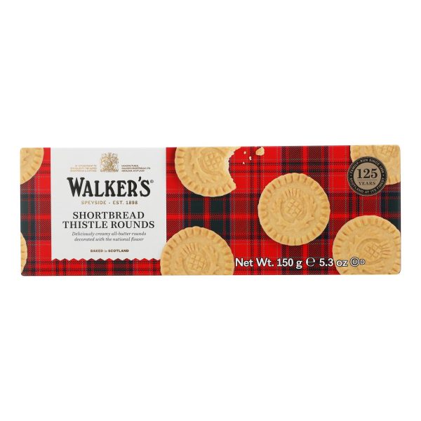 Walkers Shortbread - Pure Butter Round - Case of 12 - 5.3 oz. - Image 2