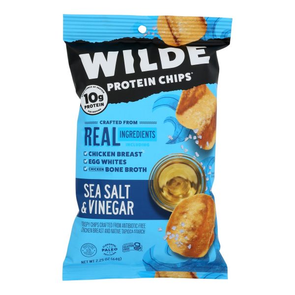 Wilde Thin And Crispy Chicken Chips - Case of 12 - 2.25 OZ - Image 2