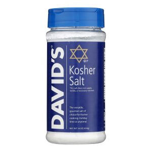 David's Kosher Salt - Case of 12 - 16 oz