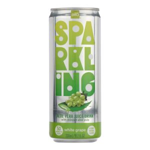 Aloe - Drink Sparkling White Grape - Case of 12 - 11.2 Fluid Ounces