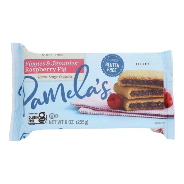 Pamela's Products - Figgies and Jammies - Raspberry - Case of 6 - 9 oz. - Image 2