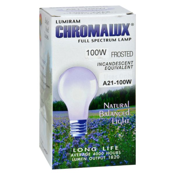 Chromalux Light Bulb Frosted-100W - 1 Bulb