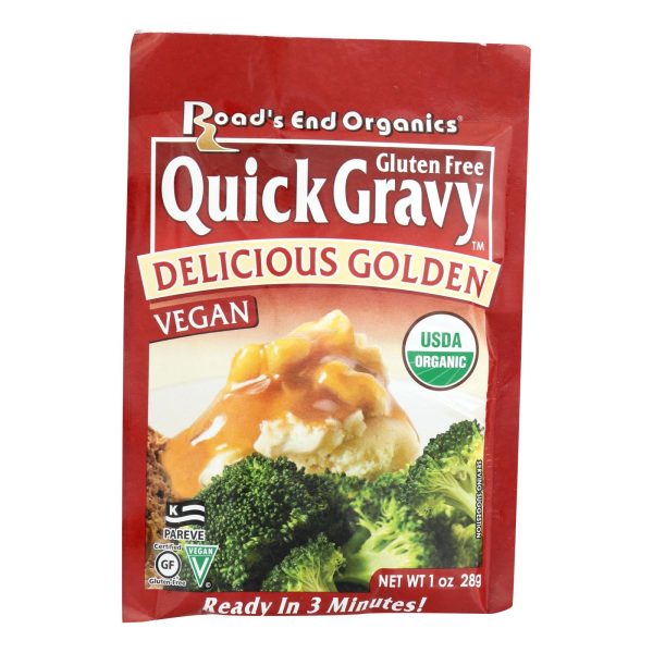 Road's End Organics Gravy Mix - Organic - Golden - 1 oz - Case of 12 - Image 3
