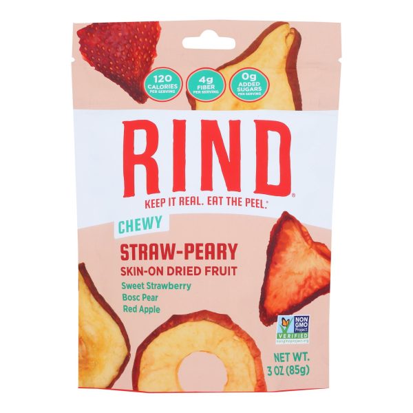 Rind Snacks - Drd Fruit Blend Straw-peary - Case of 12 - 3 OZ - Image 3