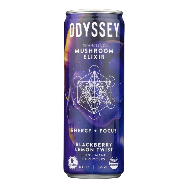 Odyssey - Sparkling Energy Blkbry Lemon - Case of 12-12 FZ - Image 2