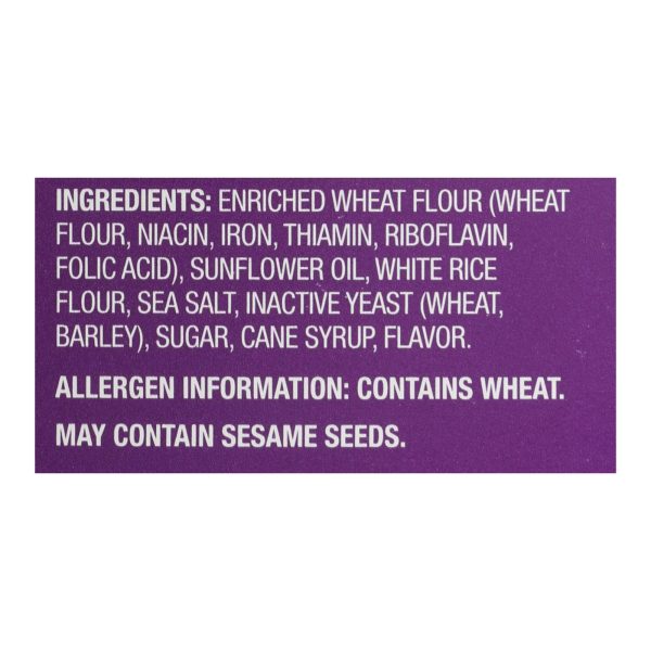 Miltons - Cracker Crispy Sea Salt - Case of 8-6.8 OZ - Image 2
