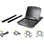 16 Port 18.5"LCD Combo KVM TAA