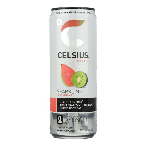 Celsius Inc. - Drink Sparkling Guava Kiwi - Case of 12 - 12 FZ - Image 2