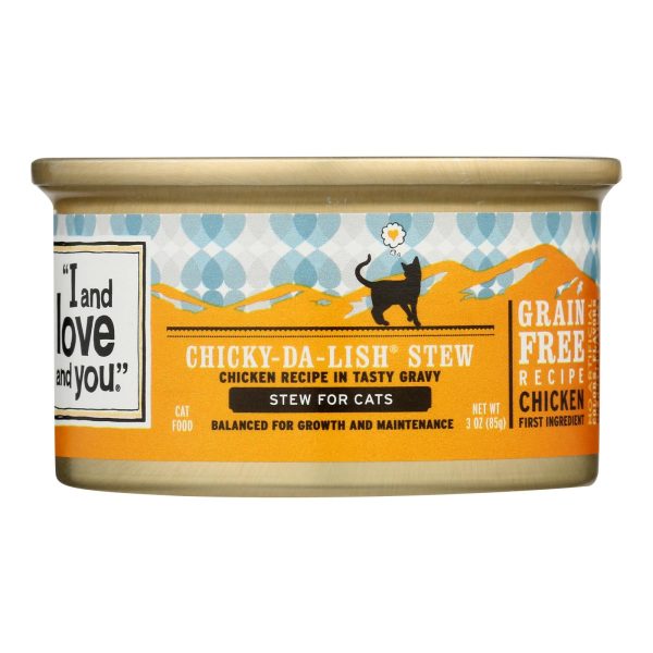 I And Love And You - Cat Fd Can Chicken Chnk W/gr - Case of 24 - 3 OZ - Image 2